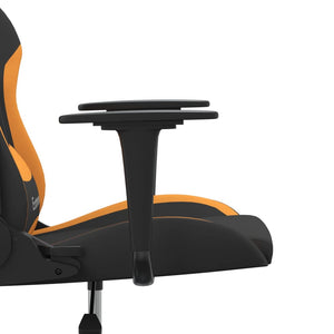 Καρέκλα Gaming Μαύρο και πορτοκαλί Υφασμάτινη - Pakobazaar