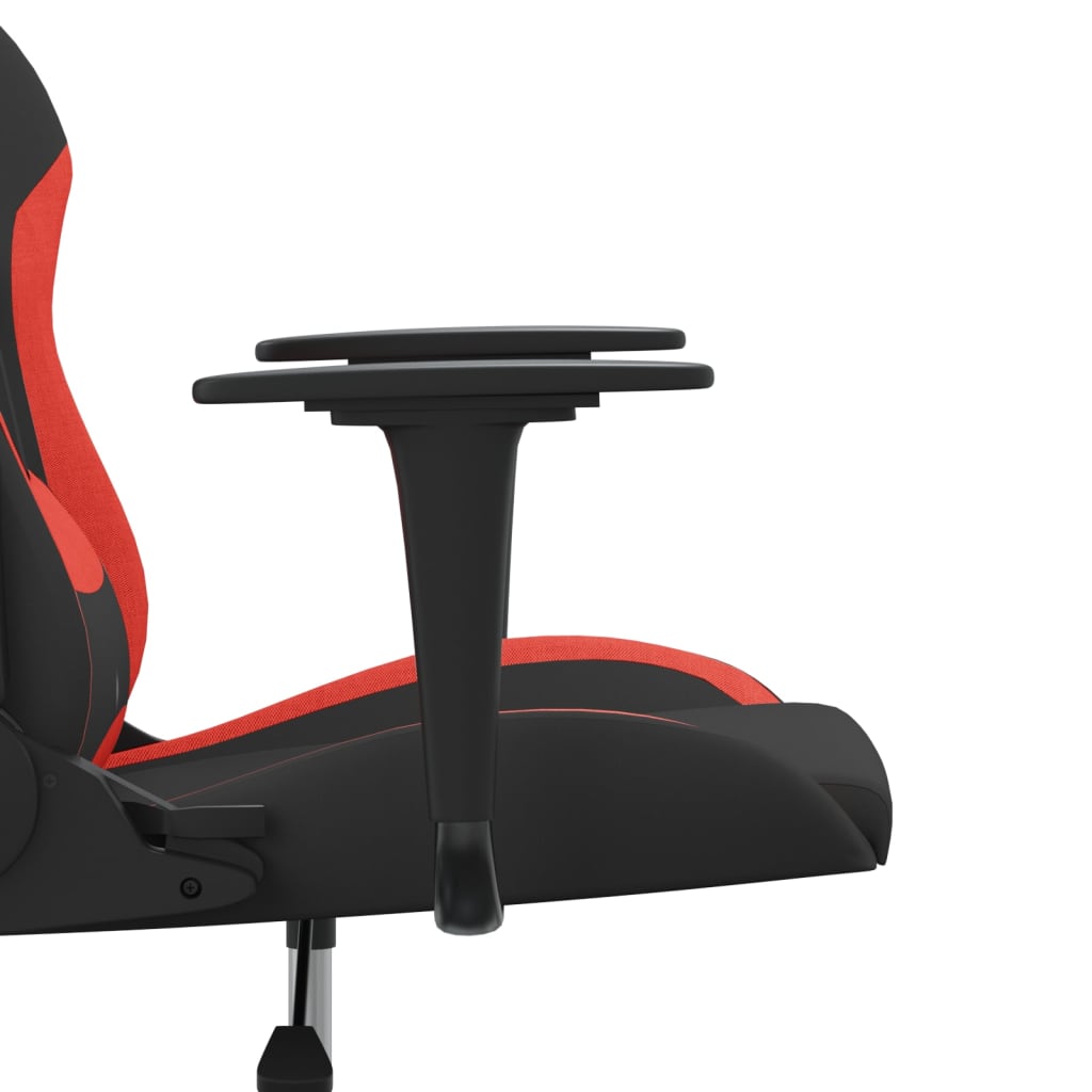 Καρέκλα Gaming Μαύρο και κόκκινο Υφασμάτινη