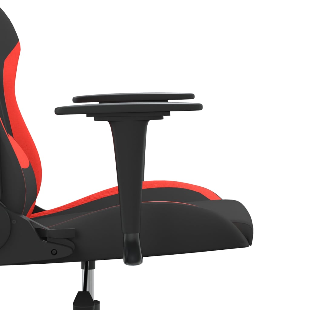Καρέκλα Gaming Μαύρο και κόκκινο Υφασμάτινη