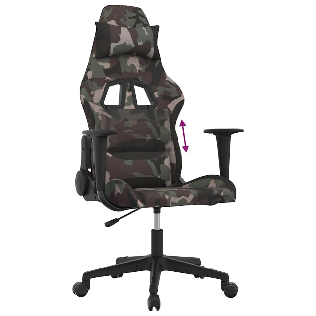 Καρέκλα Gaming Παραλλαγή και Μαύρη Υφασμάτινη