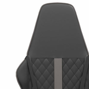 Καρέκλα Gaming Μαύρο/Γκρι από Συνθετικό Δέρμα - Pakobazaar