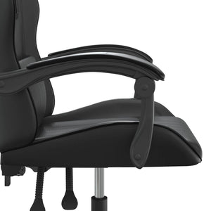 Καρέκλα Gaming Μαύρη από Συνθετικό Δέρμα