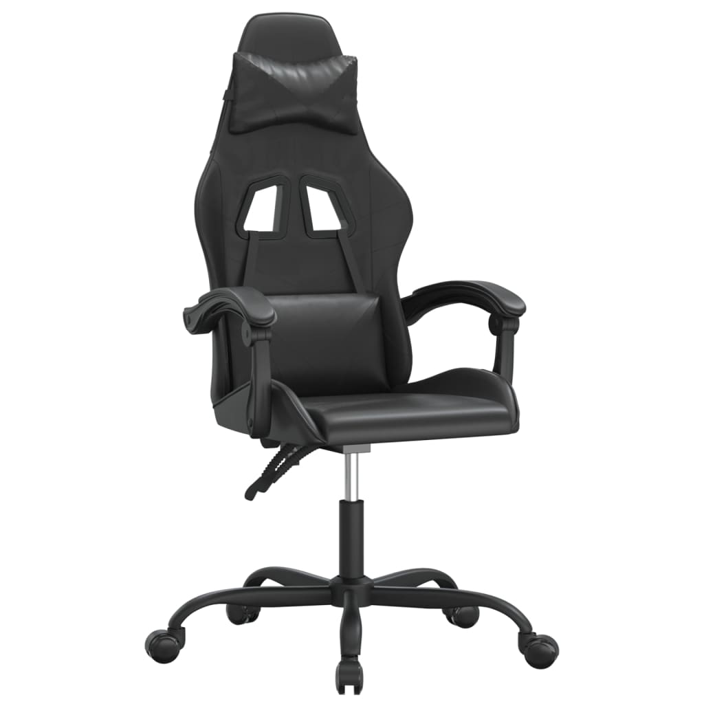 Καρέκλα Gaming Μαύρη από Συνθετικό Δέρμα - Pakobazaar