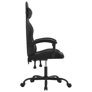 Καρέκλα Gaming Μαύρη από Συνθετικό Δέρμα - Pakobazaar