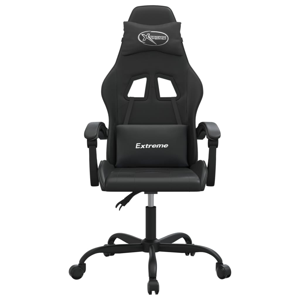 Καρέκλα Gaming Μαύρη από Συνθετικό Δέρμα - Pakobazaar