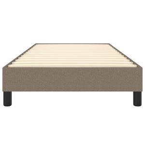 Σκελετός Κρεβατιού με Ελατήρια Taupe 90x190 εκ. Υφασμάτινο