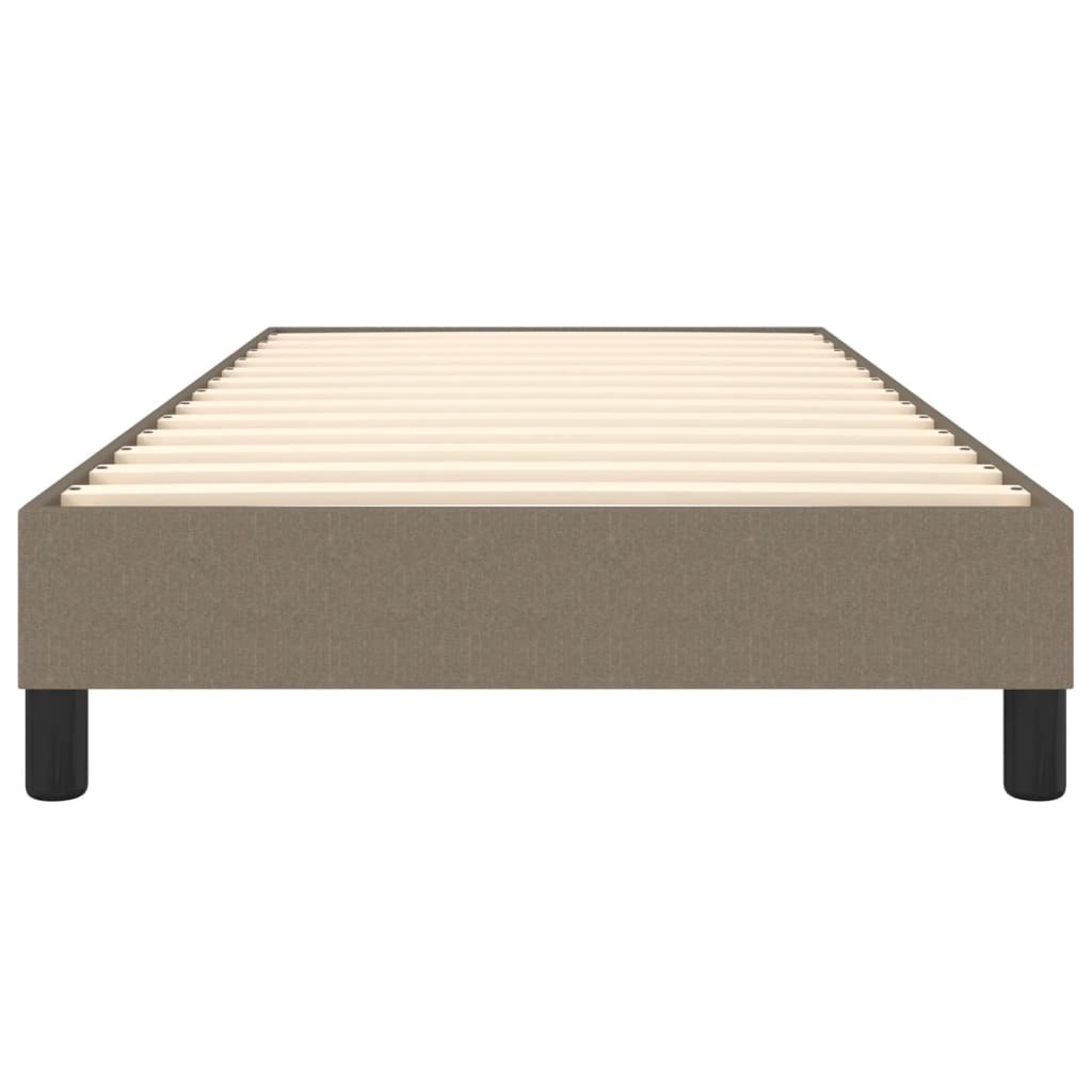 Σκελετός Κρεβατιού με Ελατήρια Taupe 90x200 εκ. Υφασμάτινο
