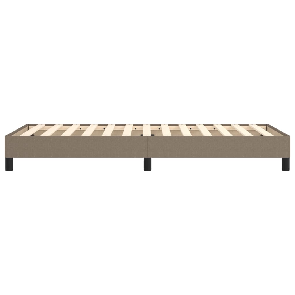 Σκελετός Κρεβατιού με Ελατήρια Taupe 90x200 εκ. Υφασμάτινο