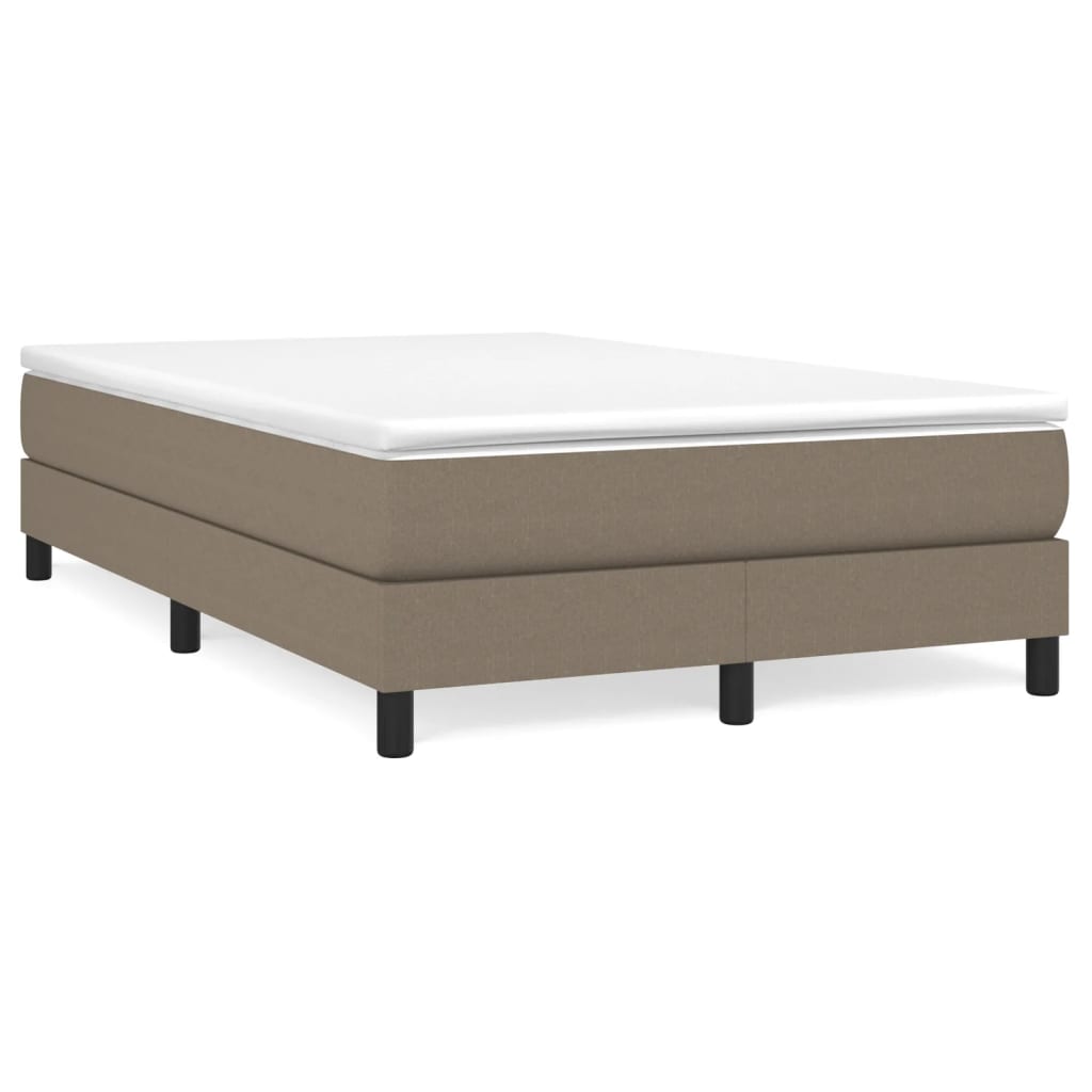 Σκελετός Κρεβατιού με Ελατήρια Taupe 120x200 εκ. Υφασμάτινο