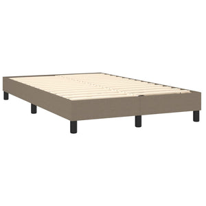 Σκελετός Κρεβατιού με Ελατήρια Taupe 120x200 εκ. Υφασμάτινο