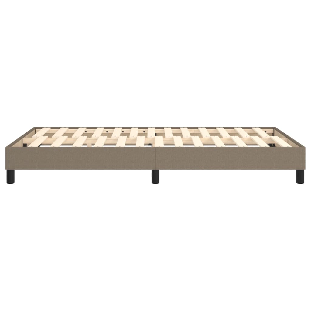 Σκελετός Κρεβατιού με Ελατήρια Taupe 120x200 εκ. Υφασμάτινο