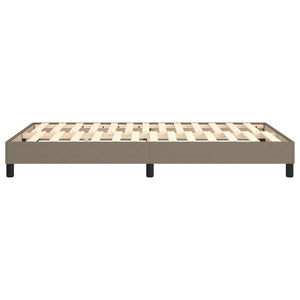 Σκελετός Κρεβατιού με Ελατήρια Taupe 120x200 εκ. Υφασμάτινο