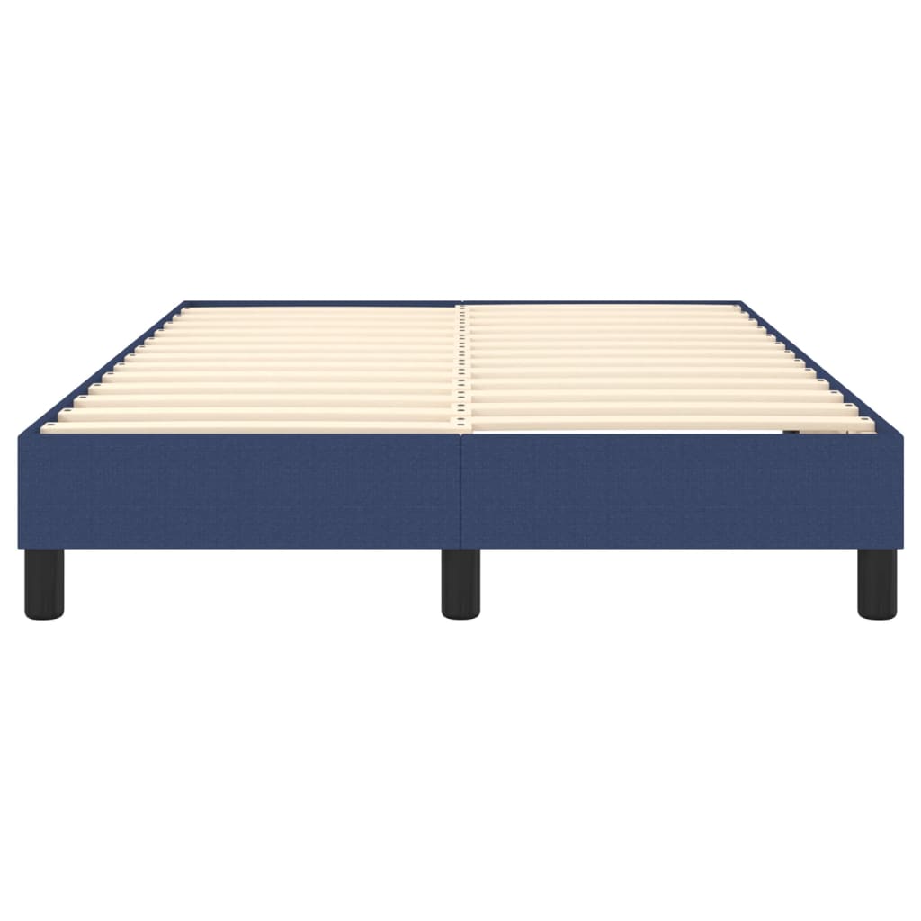Σκελετός Κρεβατιού με Ελατήρια μπλε 120x200cm ύφασμα