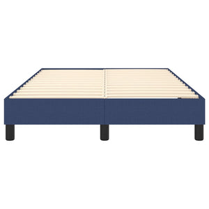 Σκελετός Κρεβατιού με Ελατήρια μπλε 120x200cm ύφασμα