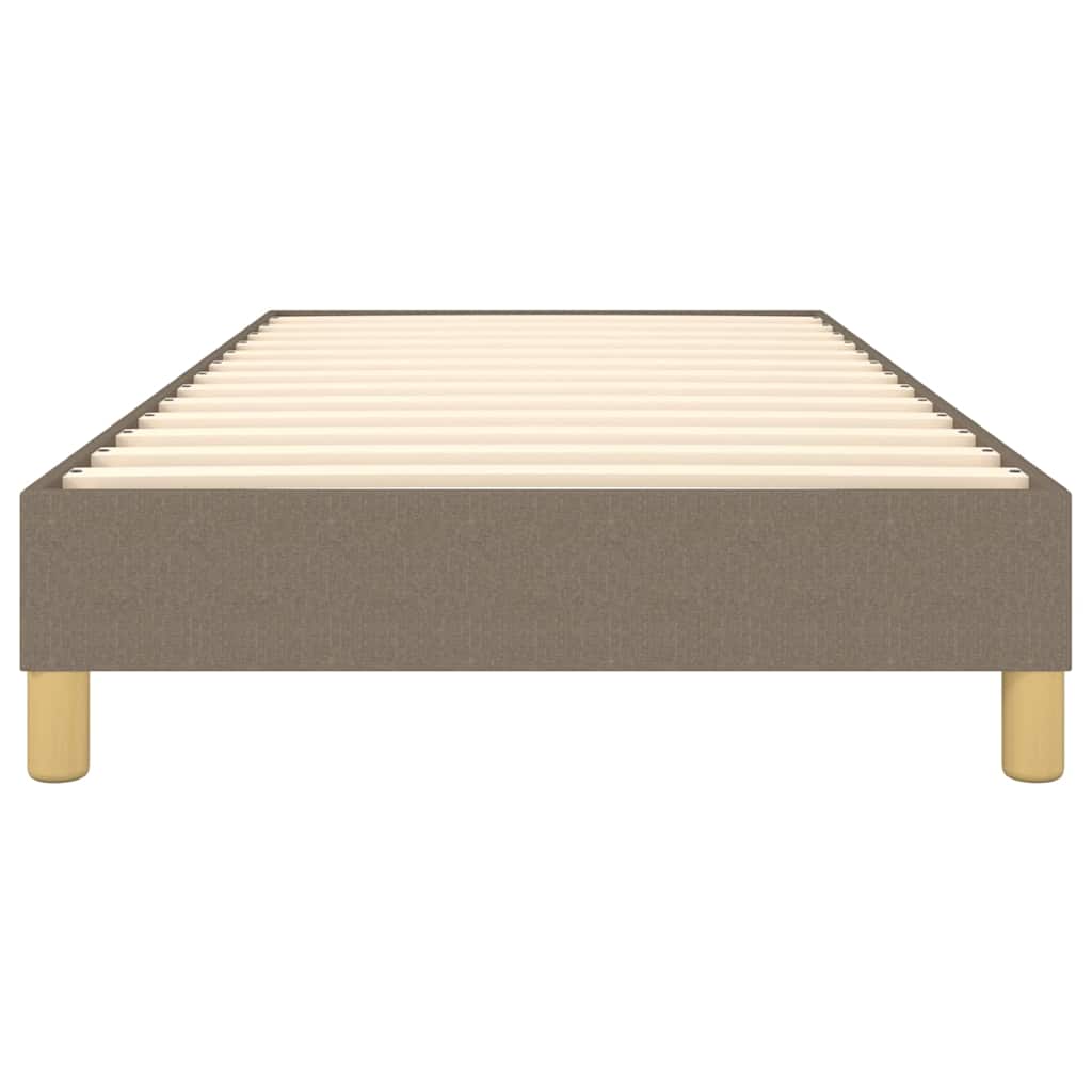 Σκελετός Κρεβατιού με Ελατήρια Taupe 80x200 εκ. Υφασμάτινο
