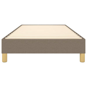 Σκελετός Κρεβατιού με Ελατήρια Taupe 80x200 εκ. Υφασμάτινο