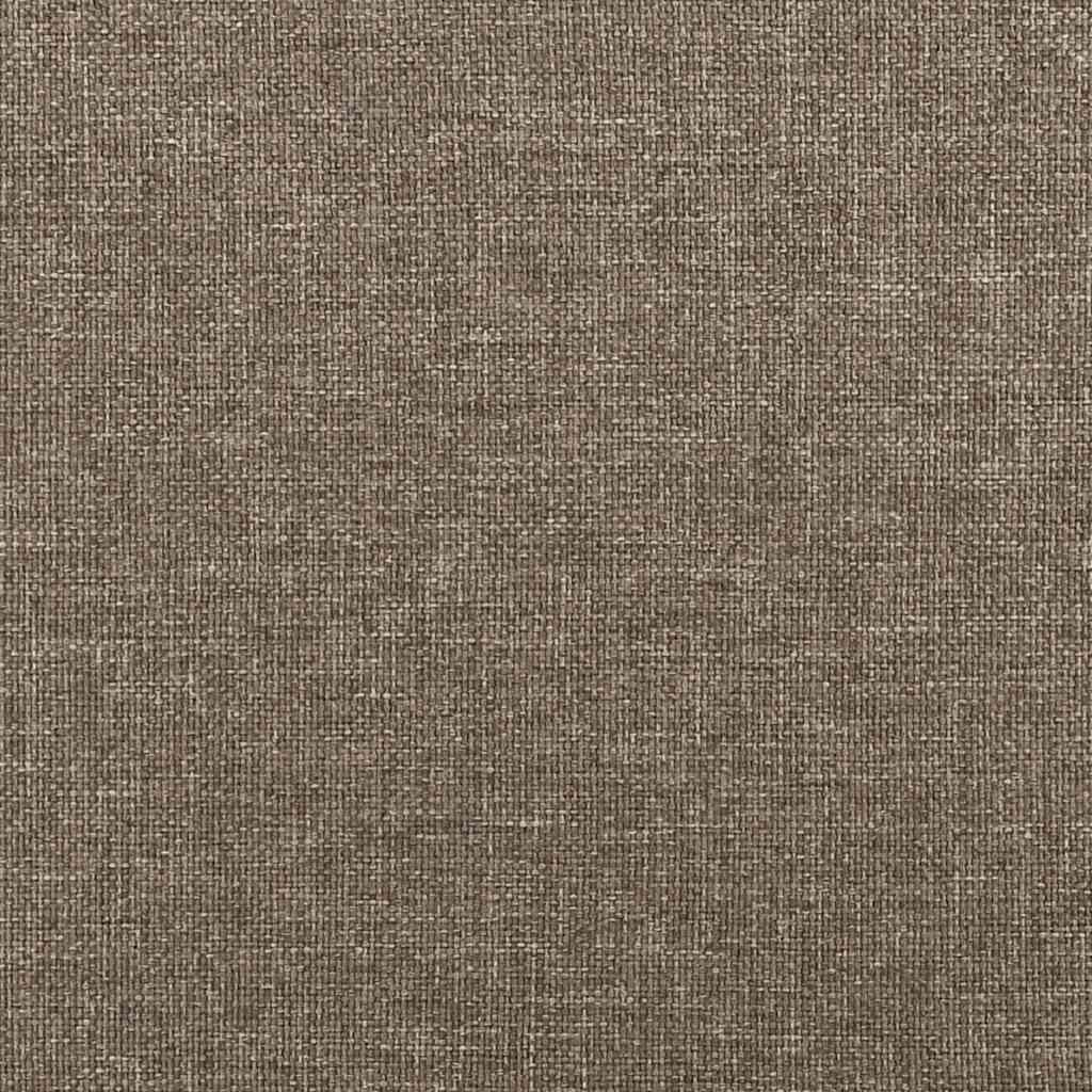 Σκελετός Κρεβατιού με Ελατήρια Taupe 80x200 εκ. Υφασμάτινο