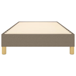 Σκελετός Κρεβατιού με Ελατήρια Taupe 90x190 εκ. Υφασμάτινο