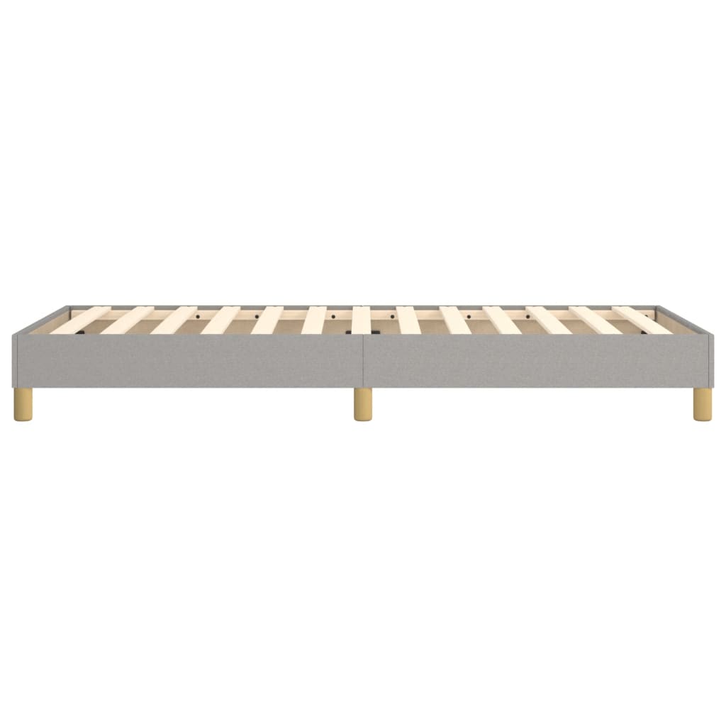 Σκελετός Κρεβατιού με Ελατήρια Αν. Γκρι 100x200 εκ. Υφασμάτινο