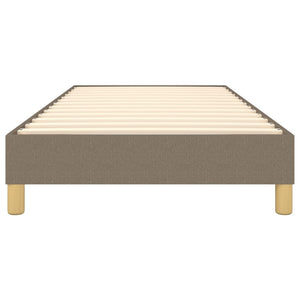 Σκελετός Κρεβατιού με Ελατήρια Taupe 100 x 200 εκ. Υφασμάτινο