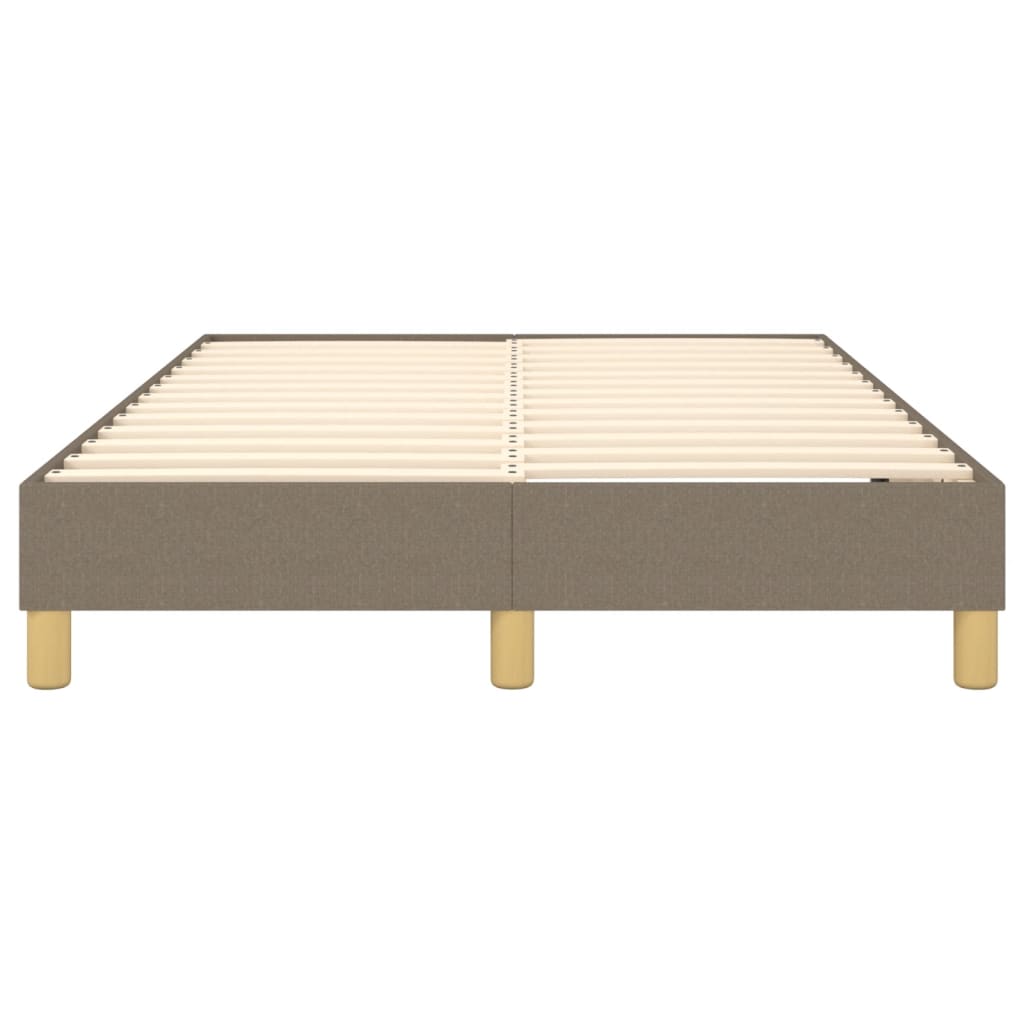 Σκελετός Κρεβατιού με Ελατήρια Taupe 120x200 εκ. Υφασμάτινο