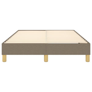 Σκελετός Κρεβατιού με Ελατήρια Taupe 120x200 εκ. Υφασμάτινο