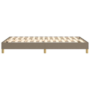 Σκελετός Κρεβατιού με Ελατήρια Taupe 120x200 εκ. Υφασμάτινο
