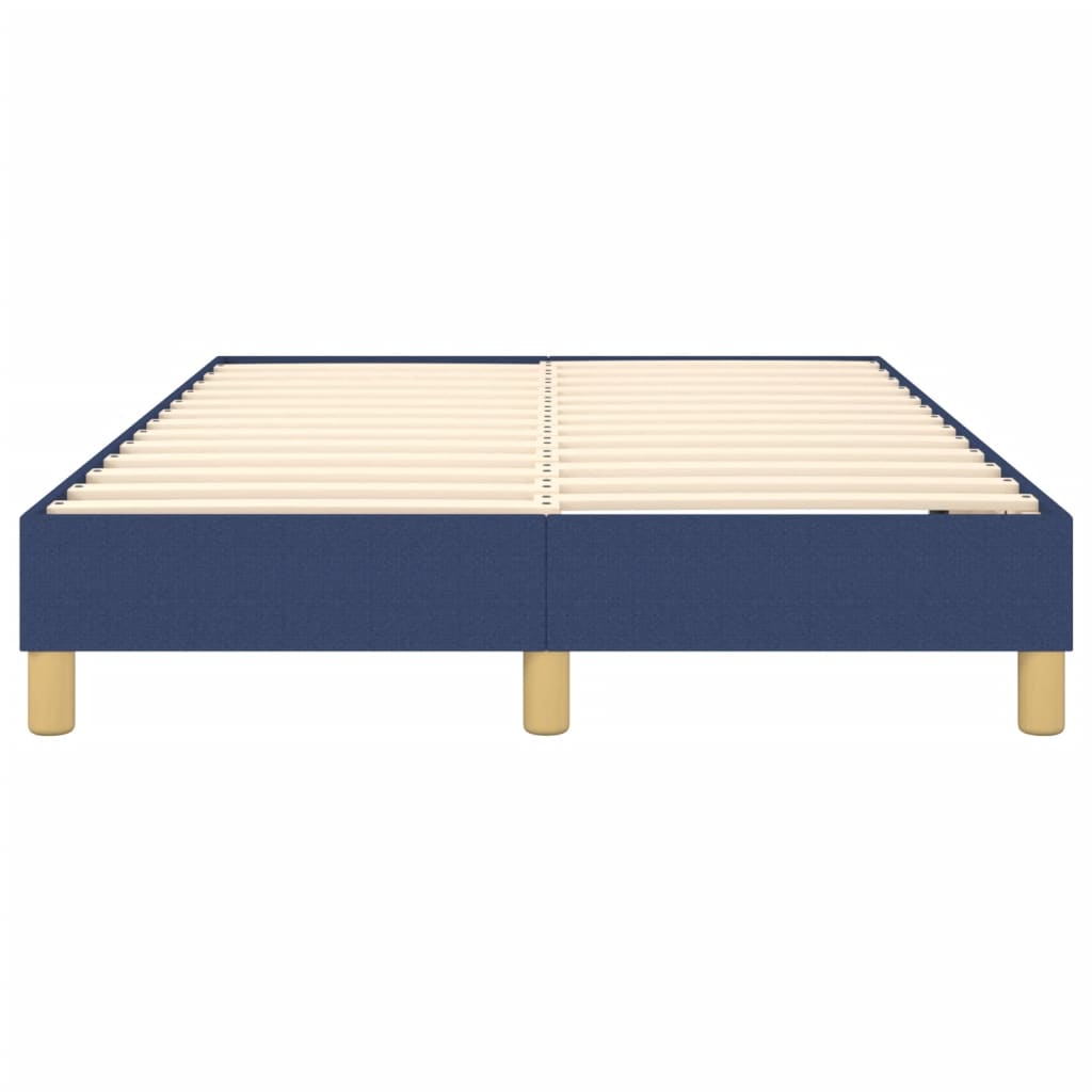 Σκελετός Κρεβατιού με Ελατήρια μπλε 120x200cm ύφασμα