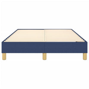 Σκελετός Κρεβατιού με Ελατήρια μπλε 120x200cm ύφασμα