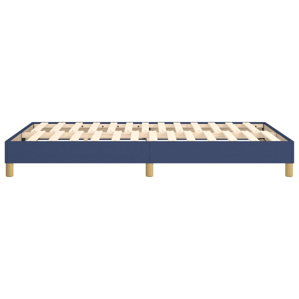 Σκελετός Κρεβατιού με Ελατήρια μπλε 120x200cm ύφασμα