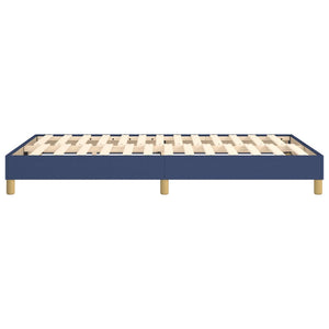 Σκελετός Κρεβατιού με Ελατήρια μπλε 120x200cm ύφασμα