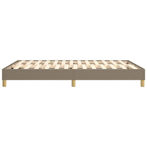 Σκελετός Κρεβατιού με Ελατήρια Taupe 140x190 εκ. Υφασμάτινο