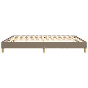 Σκελετός Κρεβατιού με Ελατήρια Taupe 180x200 εκ. Υφασμάτινο