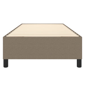 Σκελετός Κρεβατιού με Ελατήρια Taupe 80x200 εκ. Υφασμάτινο