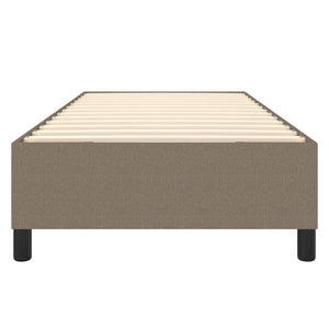 Σκελετός Κρεβατιού με Ελατήρια Taupe 90x190 εκ. Υφασμάτινο