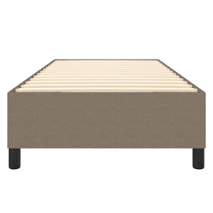 Σκελετός Κρεβατιού με Ελατήρια Taupe 90x200 εκ. Υφασμάτινο