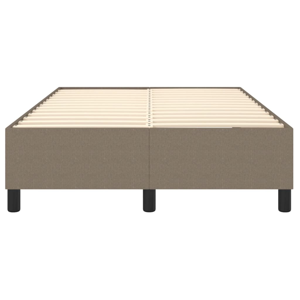 Σκελετός Κρεβατιού με Ελατήρια Taupe 120x200 εκ. Υφασμάτινο