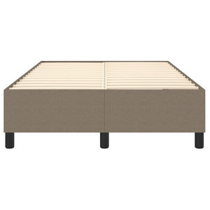 Σκελετός Κρεβατιού με Ελατήρια Taupe 120x200 εκ. Υφασμάτινο