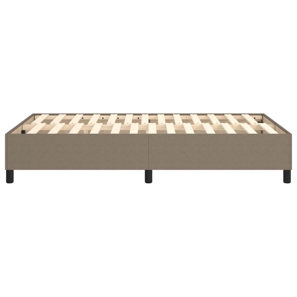Σκελετός Κρεβατιού με Ελατήρια Taupe 120x200 εκ. Υφασμάτινο