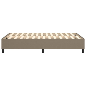 Σκελετός Κρεβατιού με Ελατήρια Taupe 120x200 εκ. Υφασμάτινο