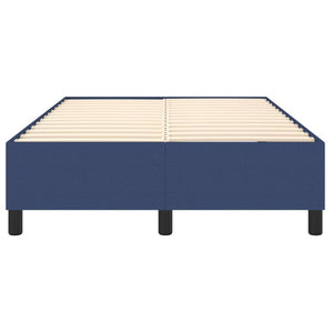 Σκελετός Κρεβατιού με Ελατήρια μπλε 120x200cm ύφασμα - Pakobazaar
