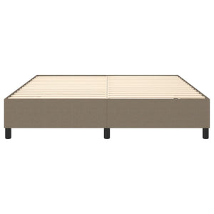 Σκελετός Κρεβατιού με Ελατήρια Taupe 180x200 εκ. Υφασμάτινο