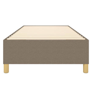Σκελετός Κρεβατιού με Ελατήρια Taupe 90x190 εκ. Υφασμάτινο