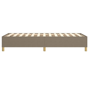 Σκελετός Κρεβατιού με Ελατήρια Taupe 90x190 εκ. Υφασμάτινο