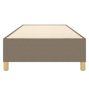 Σκελετός Κρεβατιού με Ελατήρια Taupe 100 x 200 εκ. Υφασμάτινο