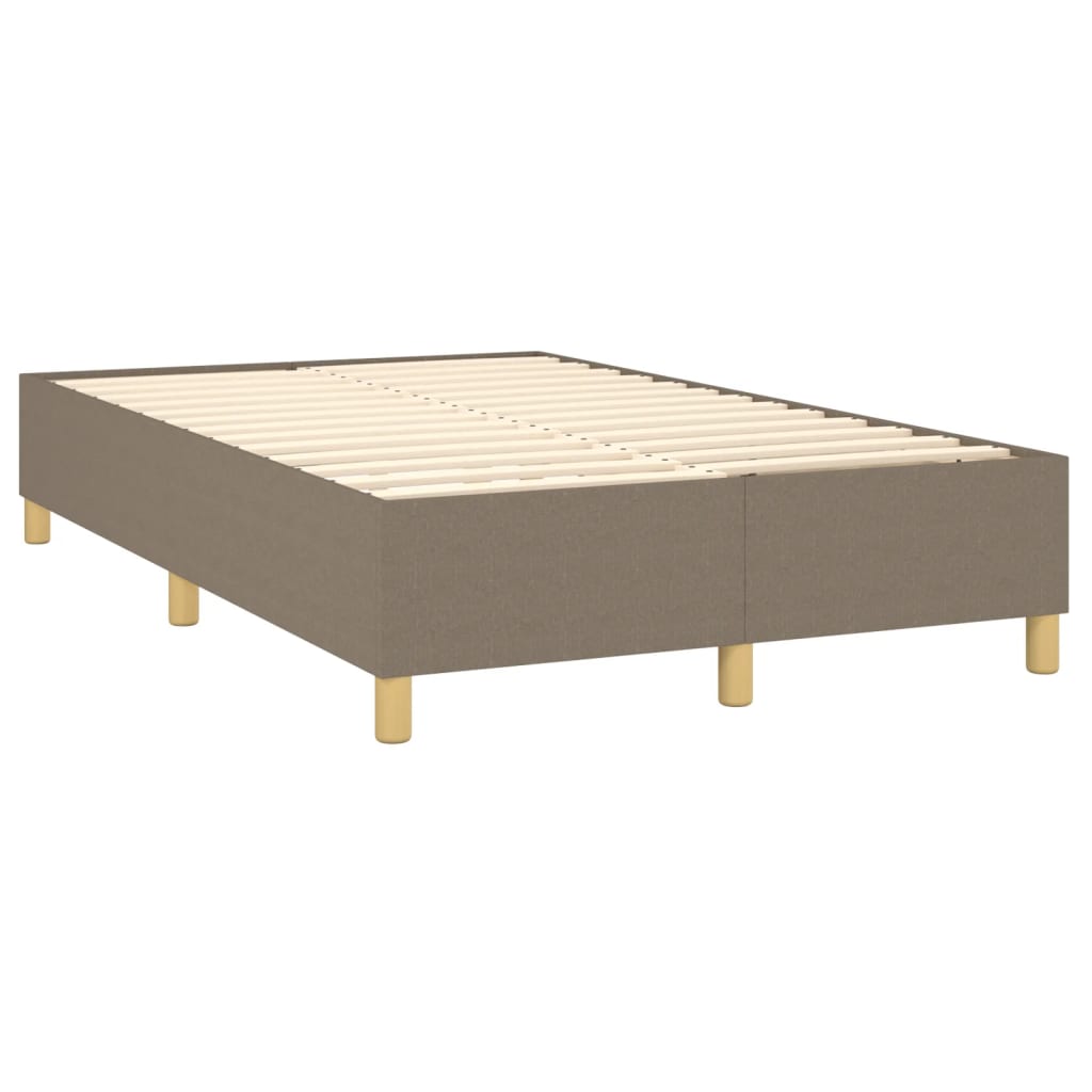 Σκελετός Κρεβατιού με Ελατήρια Taupe 120x200 εκ. Υφασμάτινο