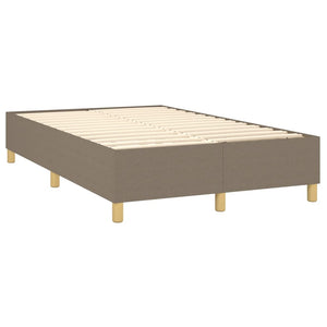 Σκελετός Κρεβατιού με Ελατήρια Taupe 120x200 εκ. Υφασμάτινο