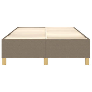 Σκελετός Κρεβατιού με Ελατήρια Taupe 120x200 εκ. Υφασμάτινο