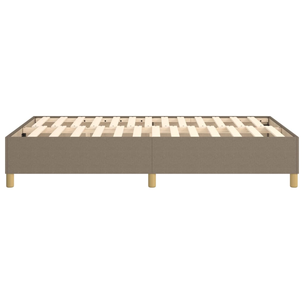 Σκελετός Κρεβατιού με Ελατήρια Taupe 120x200 εκ. Υφασμάτινο