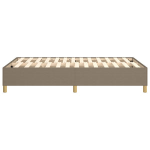 Σκελετός Κρεβατιού με Ελατήρια Taupe 120x200 εκ. Υφασμάτινο